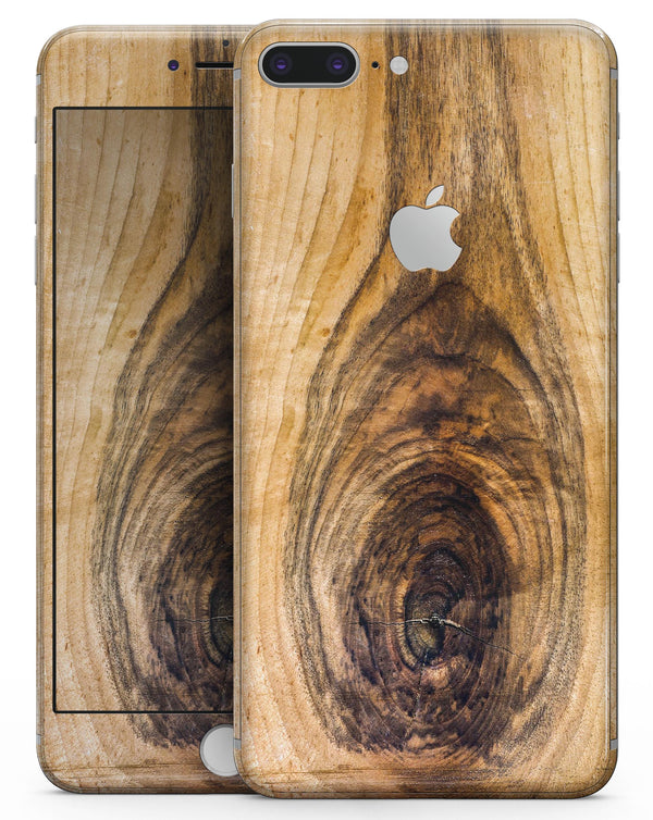 Light Knotted Woodgrain - Skin-kit for the iPhone 8 or 8 Plus
