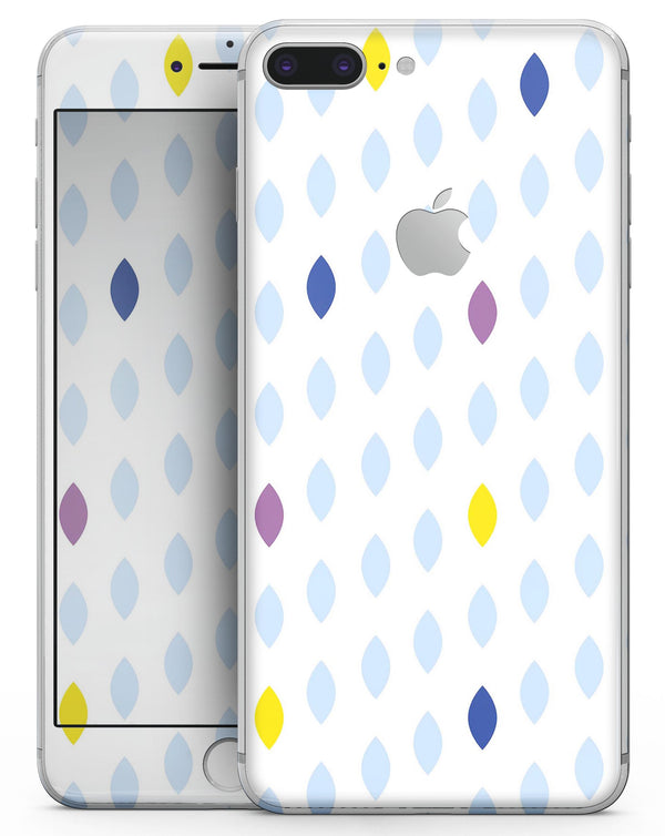 Light Multicolor Ascending Droplets - Skin-kit for the iPhone 8 or 8 Plus