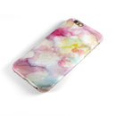 Light Pink 33 Absorbed Watercolor Texture iPhone 6/6s or 6/6s Plus 2-Piece Hybrid INK-Fuzed Case