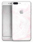 Light Pink Textured Marble - Skin-kit for the iPhone 8 or 8 Plus