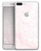 Light Pink v3 Textured Marble - Skin-kit for the iPhone 8 or 8 Plus