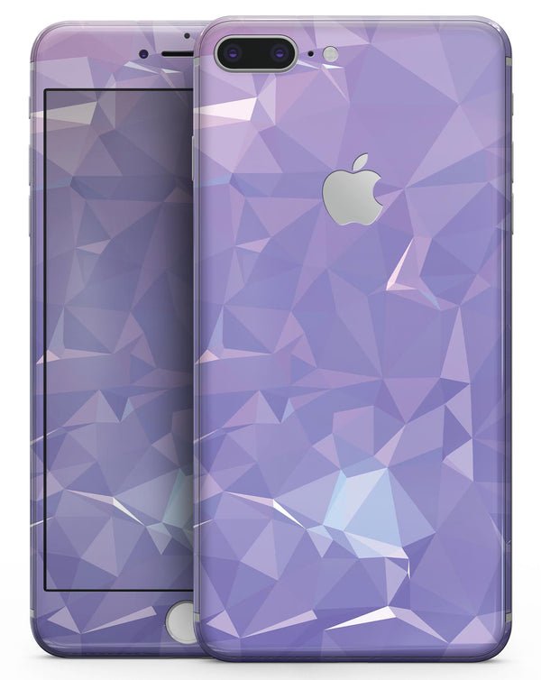 Light Purple Geometric V13 - Skin-kit for the iPhone 8 or 8 Plus