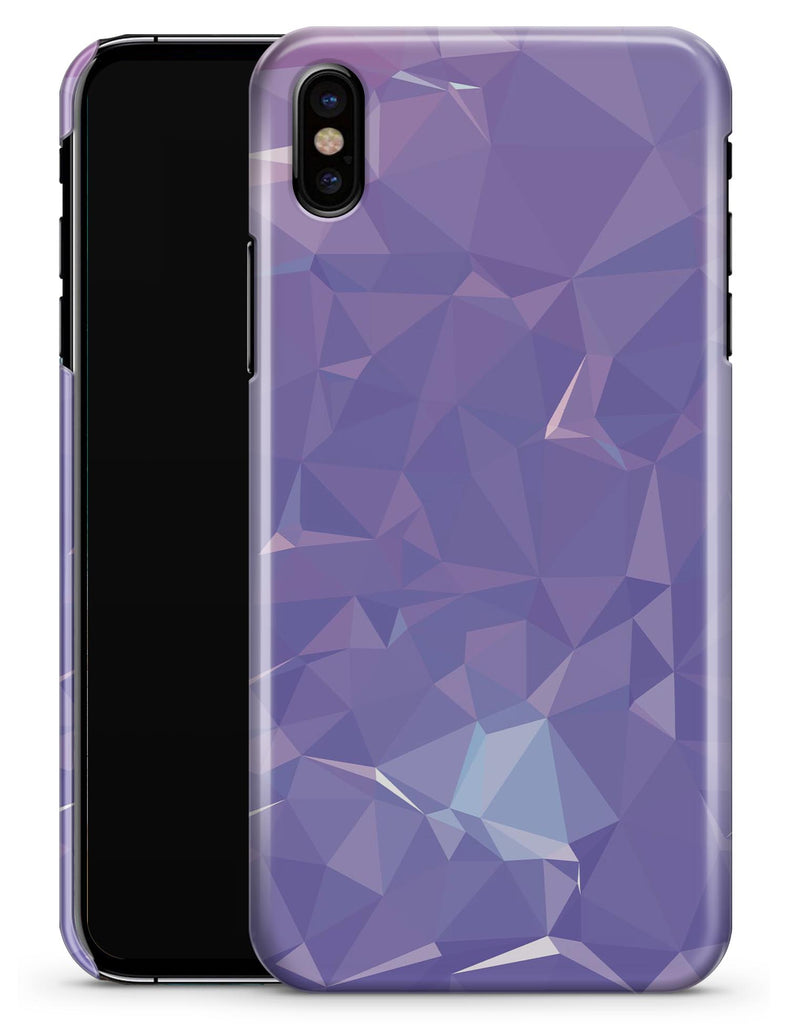 Light Purple Geometric V13 - iPhone X Clipit Case