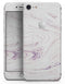 Light Purple Textured Marble - Skin-kit for the iPhone 8 or 8 Plus