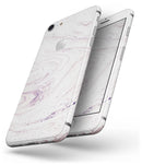 Light Purple Textured Marble - Skin-kit for the iPhone 8 or 8 Plus