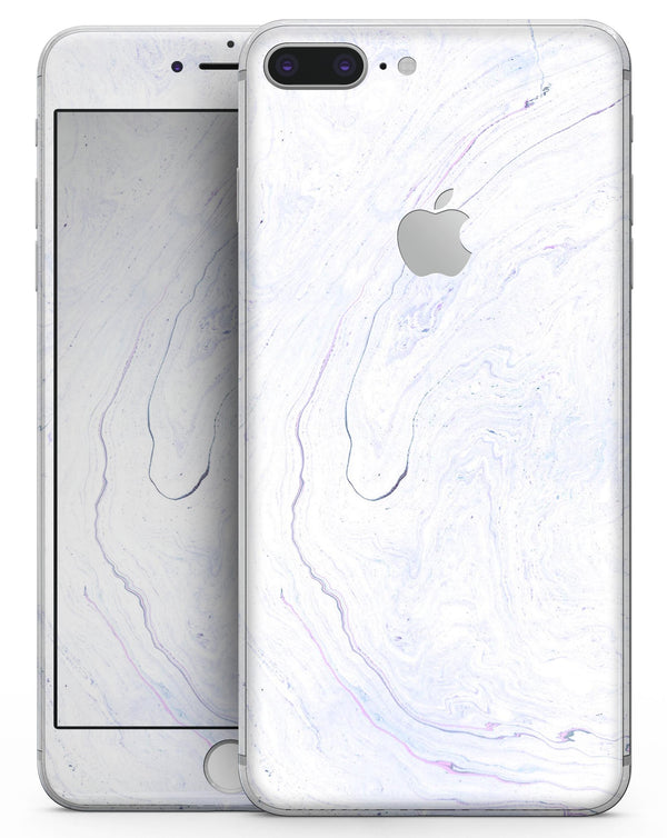 Light Purple Textured Marble v3 - Skin-kit for the iPhone 8 or 8 Plus