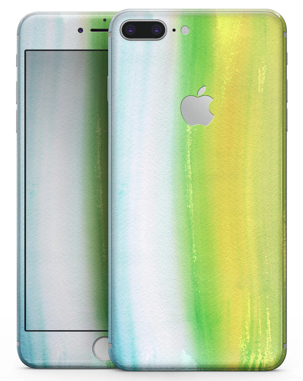 Lined 423 Absorbed Watercolor Texture - Skin-kit for the iPhone 8 or 8 Plus