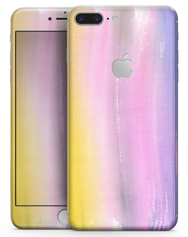 Lined 443 Absorbed Watercolor Texture - Skin-kit for the iPhone 8 or 8 Plus