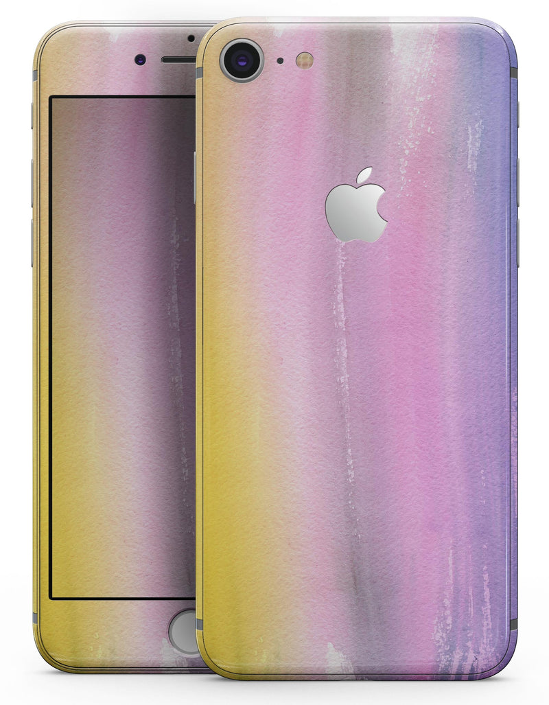 Lined 443 Absorbed Watercolor Texture - Skin-kit for the iPhone 8 or 8 Plus
