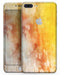 Lined Orange 1443 Absorbed Watercolor Texture - Skin-kit for the iPhone 8 or 8 Plus
