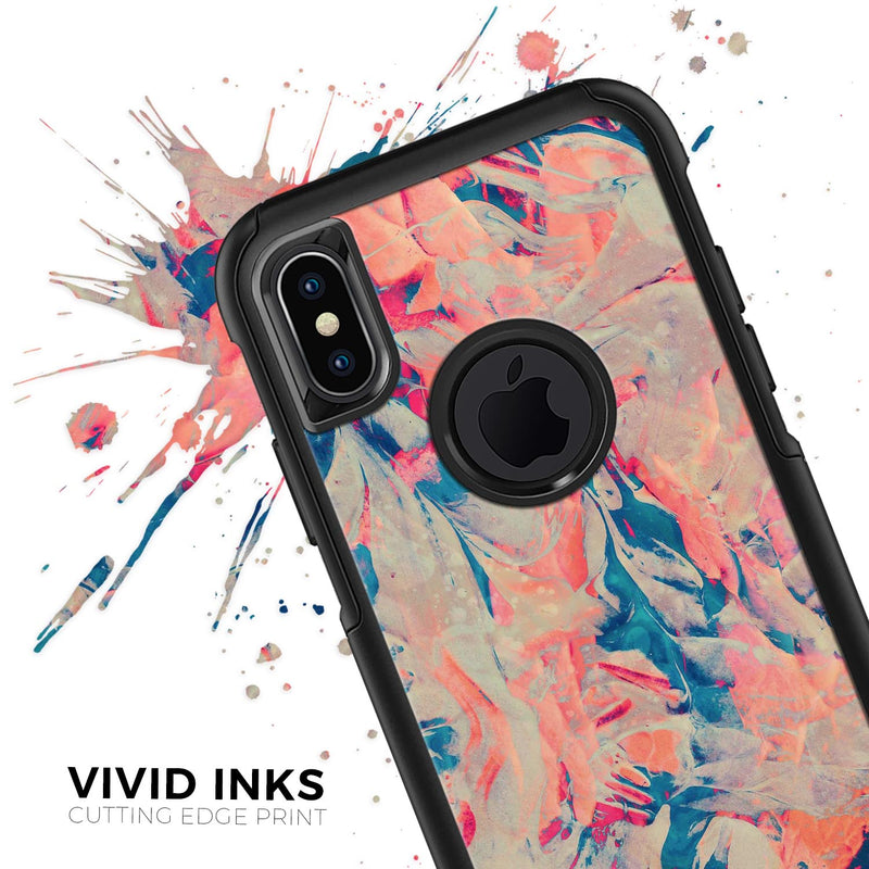 Liquid Abstract Paint Remix V12 - Skin Kit for the iPhone OtterBox Cases
