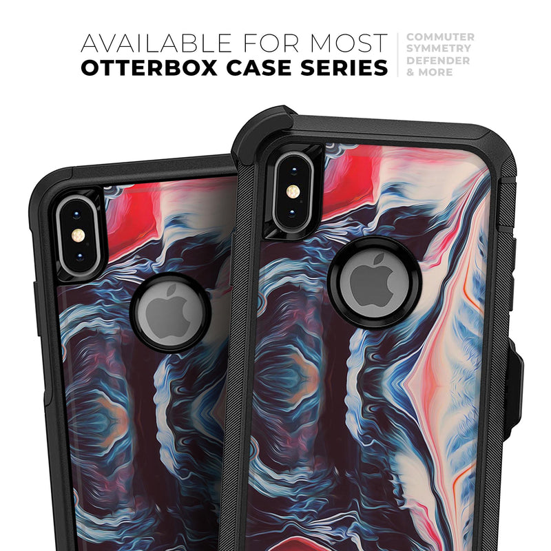 Liquid Abstract Paint Remix V23 - Skin Kit for the iPhone OtterBox Cases