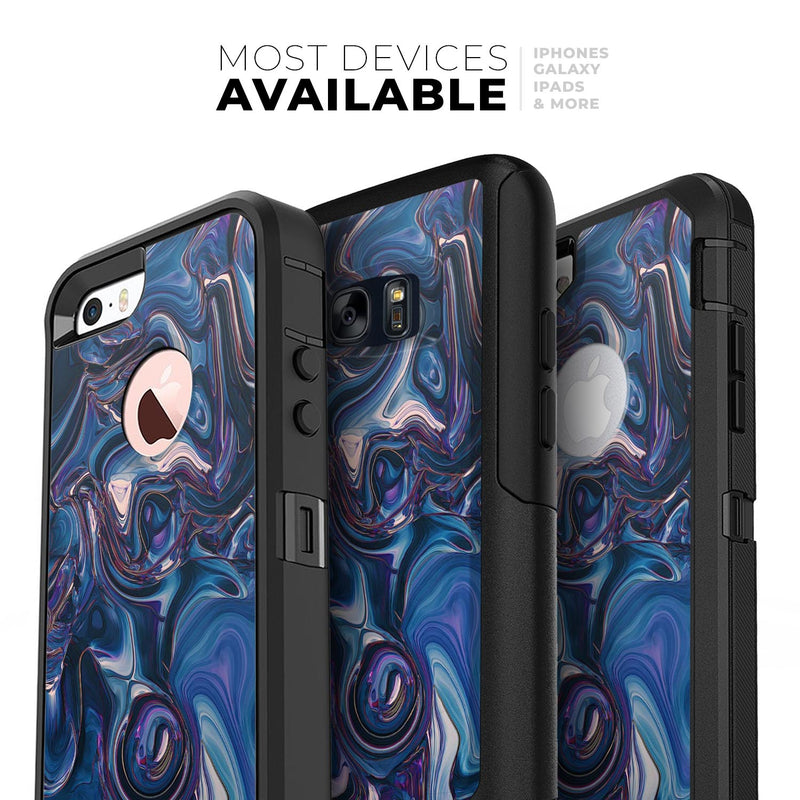 Liquid Abstract Paint Remix V24 - Skin Kit for the iPhone OtterBox Cases