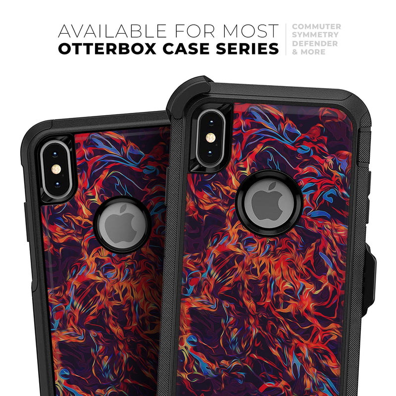 Liquid Abstract Paint Remix V27 - Skin Kit for the iPhone OtterBox Cases