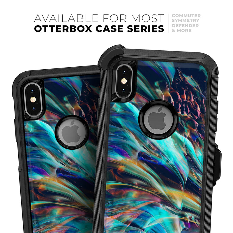 Liquid Abstract Paint Remix V28 - Skin Kit for the iPhone OtterBox Cases