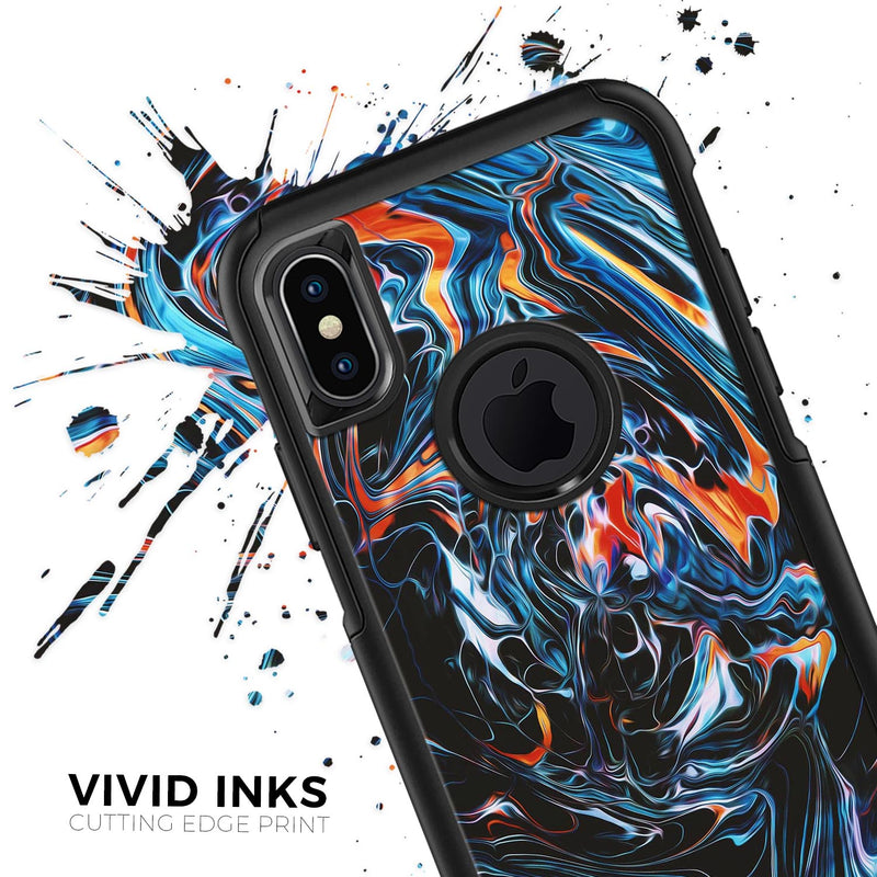 Liquid Abstract Paint Remix V2 - Skin Kit for the iPhone OtterBox Cases