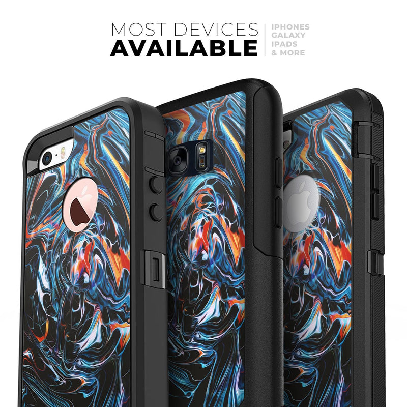 Liquid Abstract Paint Remix V2 - Skin Kit for the iPhone OtterBox Cases