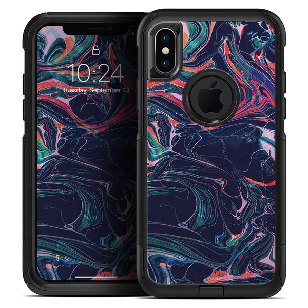 Liquid Abstract Paint Remix V30 - Skin Kit for the iPhone OtterBox Cases