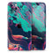Liquid Abstract Paint Remix V31 - Skin-Kit compatible with the Apple iPhone 12, 12 Pro Max, 12 Mini, 11 Pro or 11 Pro Max (All iPhones Available)