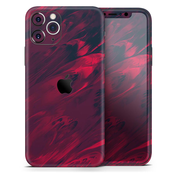 Liquid Abstract Paint Remix V34 - Skin-Kit compatible with the Apple iPhone 12, 12 Pro Max, 12 Mini, 11 Pro or 11 Pro Max (All iPhones Available)