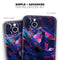 Liquid Abstract Paint Remix V36 - Skin-Kit compatible with the Apple iPhone 12, 12 Pro Max, 12 Mini, 11 Pro or 11 Pro Max (All iPhones Available)