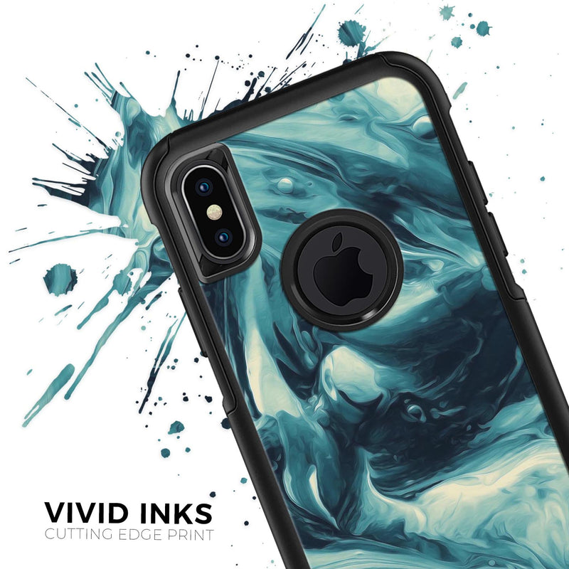 Liquid Abstract Paint Remix V37 - Skin Kit for the iPhone OtterBox Cases