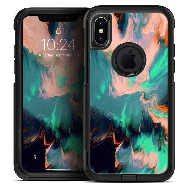 Liquid Abstract Paint Remix V39 - Skin Kit for the iPhone OtterBox Cases