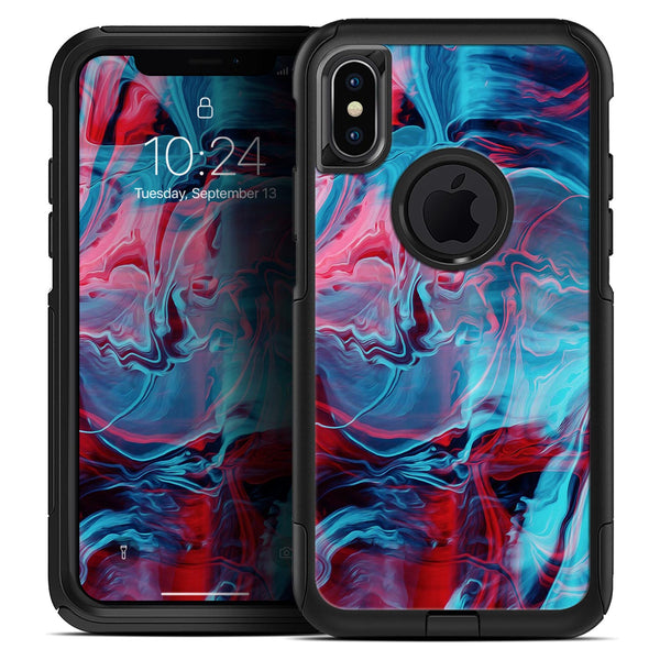 Liquid Abstract Paint Remix V42 - Skin Kit for the iPhone OtterBox Cases