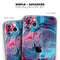 Liquid Abstract Paint Remix V42 - Skin-Kit compatible with the Apple iPhone 12, 12 Pro Max, 12 Mini, 11 Pro or 11 Pro Max (All iPhones Available)