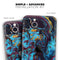 Liquid Abstract Paint Remix V43 - Skin-Kit compatible with the Apple iPhone 12, 12 Pro Max, 12 Mini, 11 Pro or 11 Pro Max (All iPhones Available)