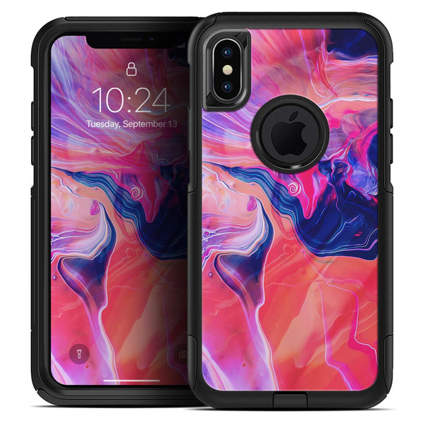 Liquid Abstract Paint Remix V44 - Skin Kit for the iPhone OtterBox Cases