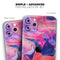 Liquid Abstract Paint Remix V44 - Skin-Kit compatible with the Apple iPhone 12, 12 Pro Max, 12 Mini, 11 Pro or 11 Pro Max (All iPhones Available)