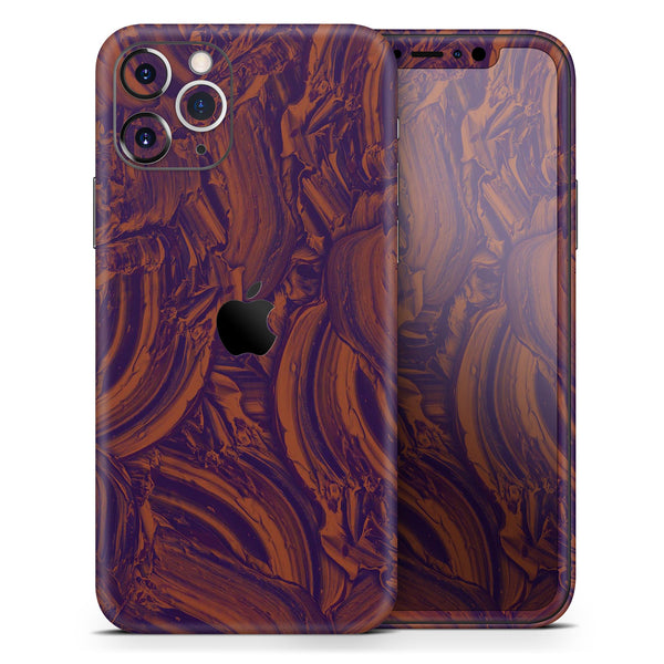 Liquid Abstract Paint Remix V47 - Skin-Kit compatible with the Apple iPhone 12, 12 Pro Max, 12 Mini, 11 Pro or 11 Pro Max (All iPhones Available)