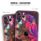 Liquid Abstract Paint Remix V52 - Skin-Kit compatible with the Apple iPhone 12, 12 Pro Max, 12 Mini, 11 Pro or 11 Pro Max (All iPhones Available)