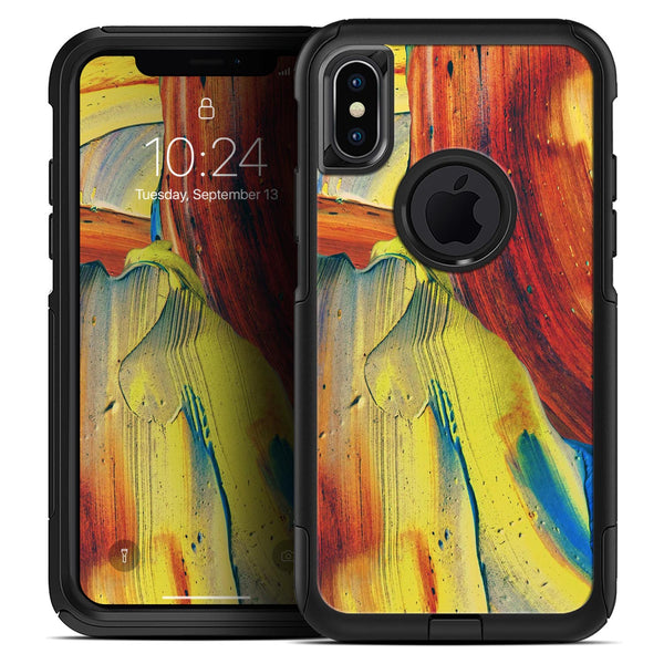 Liquid Abstract Paint Remix V54 - Skin Kit for the iPhone OtterBox Cases
