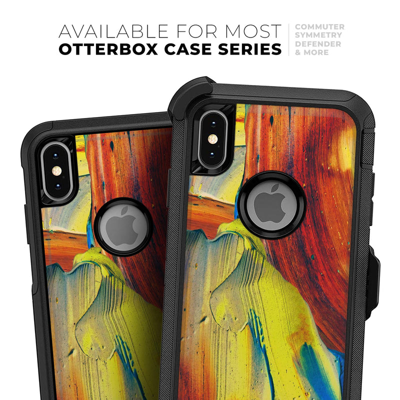 Liquid Abstract Paint Remix V54 - Skin Kit for the iPhone OtterBox Cases