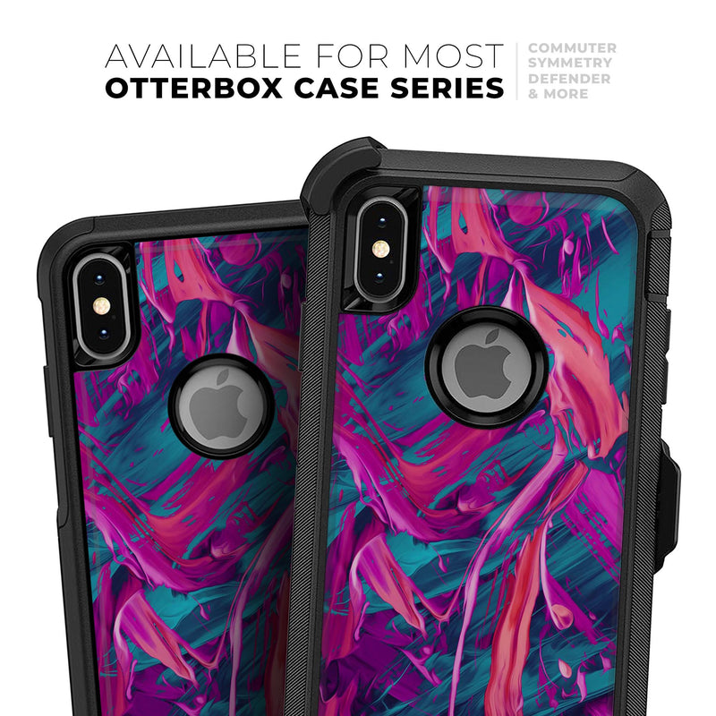 Liquid Abstract Paint Remix V5 - Skin Kit for the iPhone OtterBox Cases