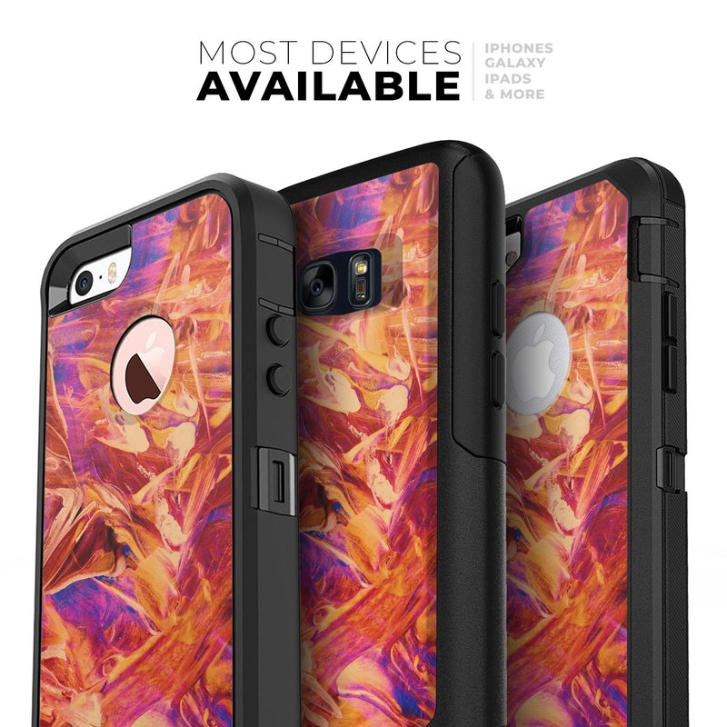 Liquid Abstract Paint Remix V60 - Skin Kit for the iPhone OtterBox Cases