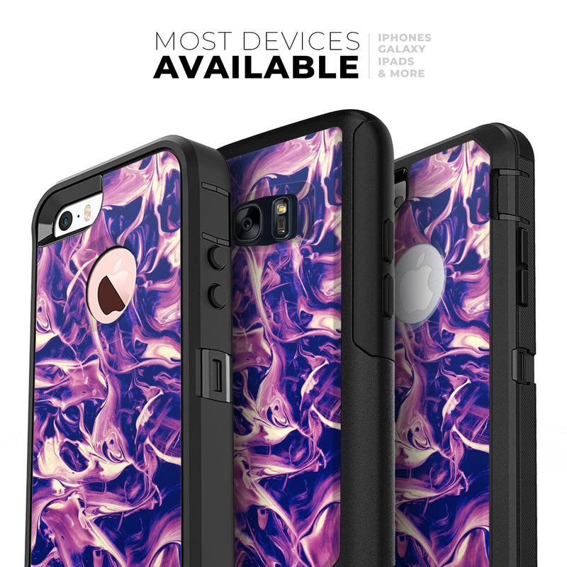 Liquid Abstract Paint Remix V63 - Skin Kit for the iPhone OtterBox Cases