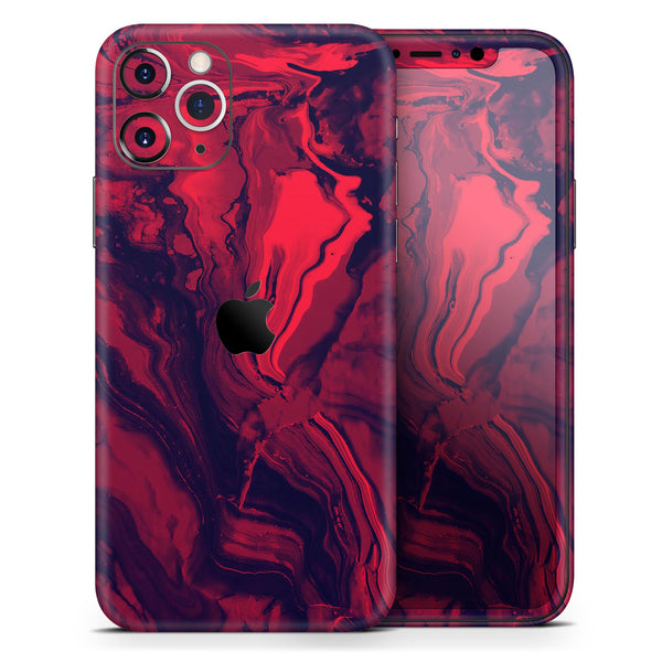 Liquid Abstract Paint Remix V6 - Skin-Kit compatible with the Apple iPhone 12, 12 Pro Max, 12 Mini, 11 Pro or 11 Pro Max (All iPhones Available)