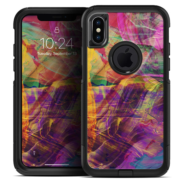 Liquid Abstract Paint Remix V71 - Skin Kit for the iPhone OtterBox Cases