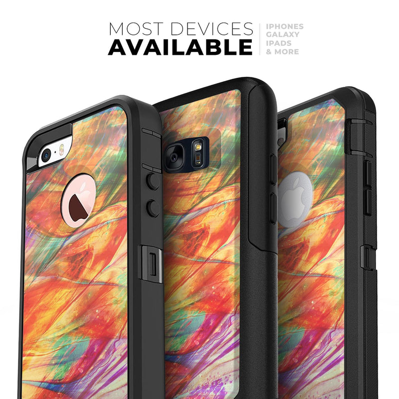 Liquid Abstract Paint Remix V72 - Skin Kit for the iPhone OtterBox Cases
