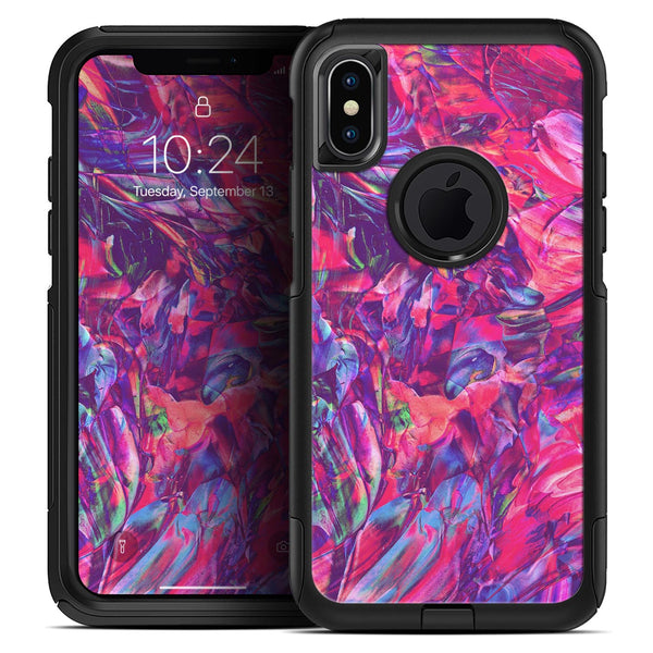 Liquid Abstract Paint Remix V76 - Skin Kit for the iPhone OtterBox Cases
