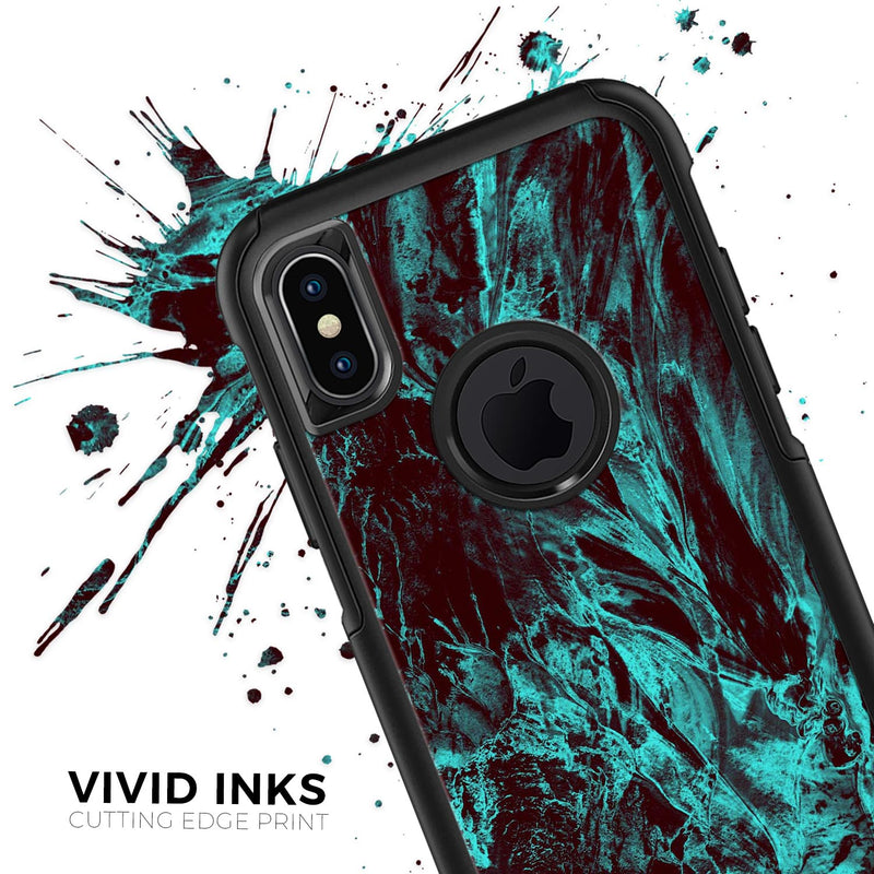 Liquid Abstract Paint Remix V85 - Skin Kit for the iPhone OtterBox Cases