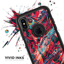 Liquid Abstract Paint Remix V87 - Skin Kit for the iPhone OtterBox Cases