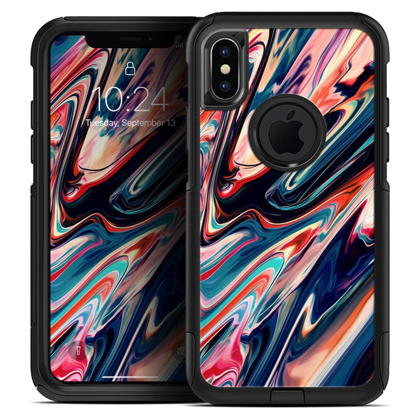 Liquid Abstract Paint Remix V8 - Skin Kit for the iPhone OtterBox Cases