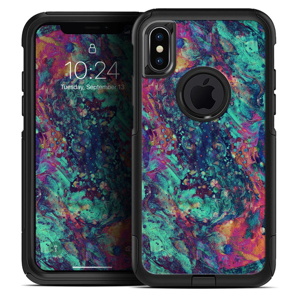 Liquid Abstract Paint Remix V91 - Skin Kit for the iPhone OtterBox Cases