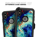 Liquid Abstract Paint Remix V93 - Skin Kit for the iPhone OtterBox Cases