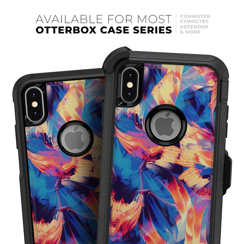 Liquid Abstract Paint Remix V94 - Skin Kit for the iPhone OtterBox Cases