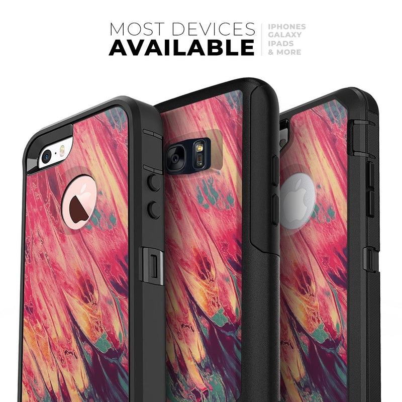 Liquid Abstract Paint Remix V96 - Skin Kit for the iPhone OtterBox Cases